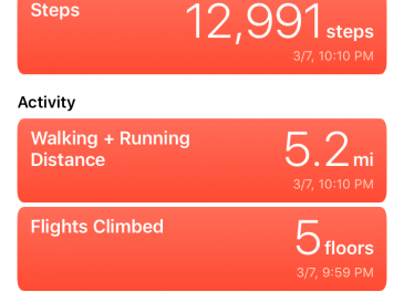 apple health app step count himss 2018
